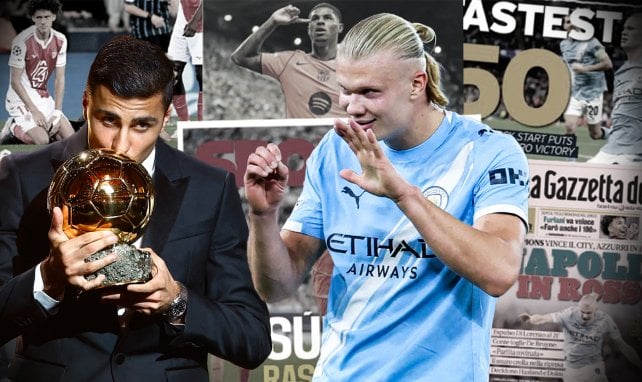 Erling Haaland und Rodri in der Presseschau