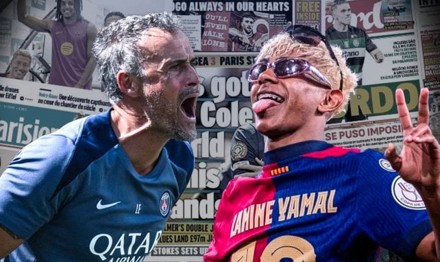 Luis Enrique und Lamine Yamal