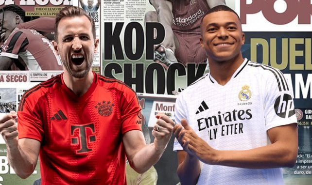 Harry Kane und Kylian Mbappé