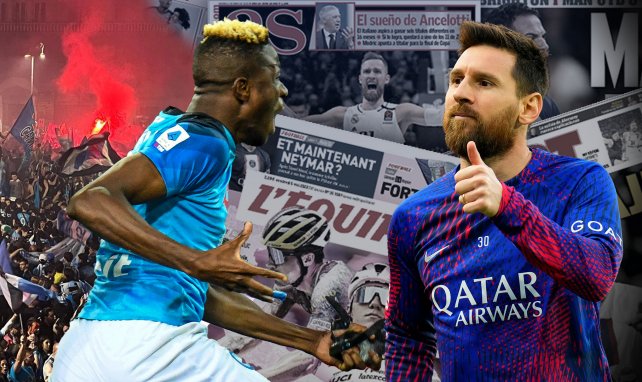 Victor Osimhen Lionel Messi