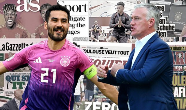 Ilkay Gündogan und Didier Deschamps