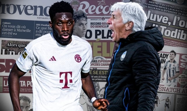 Alphonso Davies und Gian Piero Gasperini