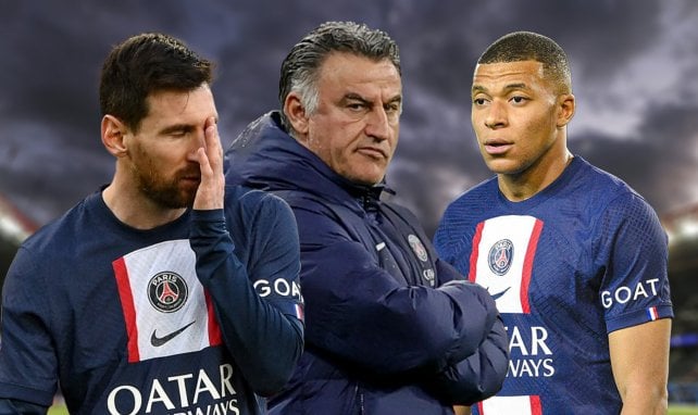 PSG Messi Galtier Mbappe