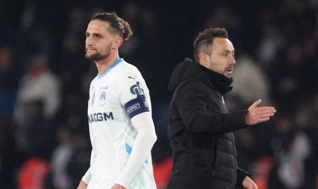 Adrien Rabiot und Roberto De Zerbi.