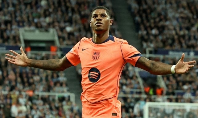 Marcus Rashford trifft für den FC Barcelona