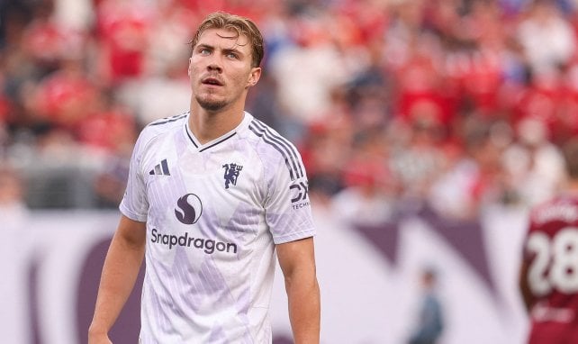 Rasmus Höjlund im Dress von Manchester United