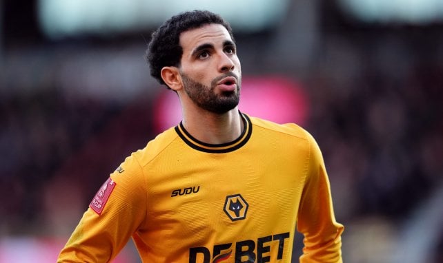 Rayan Aït-Nouri im Trikot der Wolverhampton Wanderers