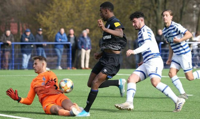 Gian-Luca Reck im Trikot des MSV Duisburg
