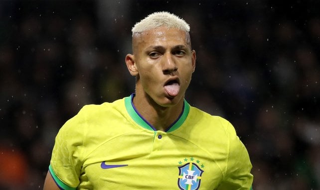 Richarlison beim Torjubel für Brasilien