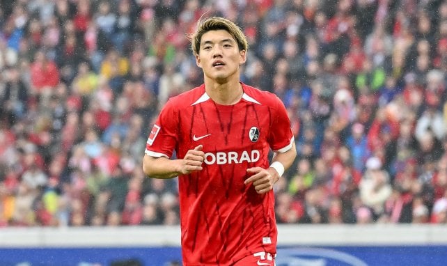 Ritsu Doan im Trikot des SC Freiburg