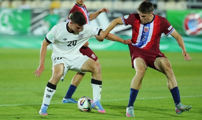 Robert Ramsak im Trikot der deutschen U19-Nationalmannschaft