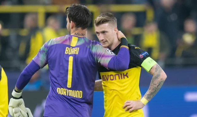 Roman Bürki und Marco Reus