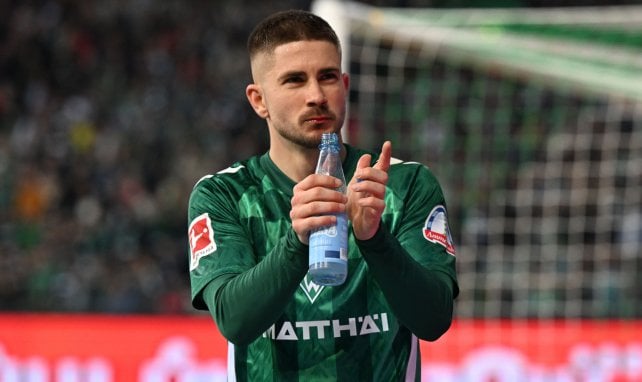 Romano Schmid im Trikot von Werder Bremen
