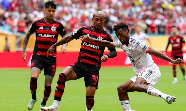 Wesley im Zweikampf mit Coman