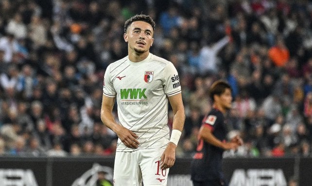 Ruben Vargas für Augsburg im Einsatz