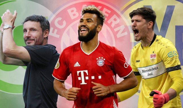 Mark van Bommel, Eric Maxim Choupo-Moting und Gregor Kobel