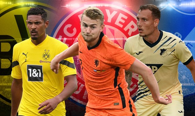 Sébastien Haller, Matthijs de Ligt und David Raum