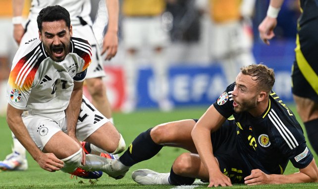 Ryan Porteous trifft Ilkay Gündogan mit offener Sohle