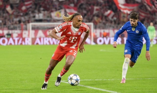 Sacha Boey für Bayern im Einsatz