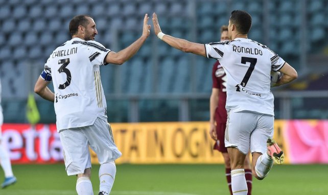 Giorgio Chiellini und Cristiano Ronaldo spielten drei Jahre zusammen in Turin
