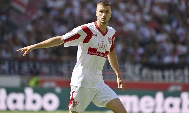 Sasa Kalajdzic im Trikot vom VfB Stuttgart