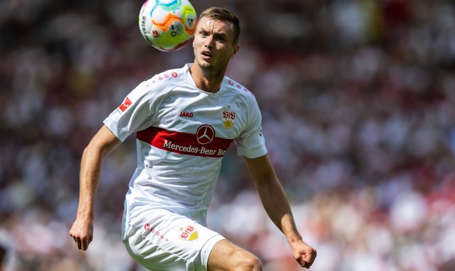 Sasa Kalajdzic im Einsatz für den VfB Stuttgart