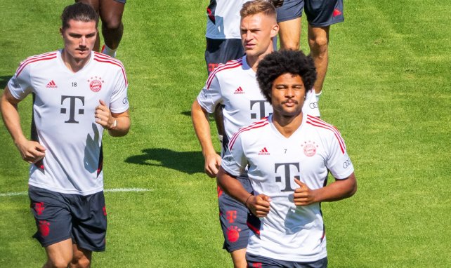Serge Gnabry im Bayern-Training