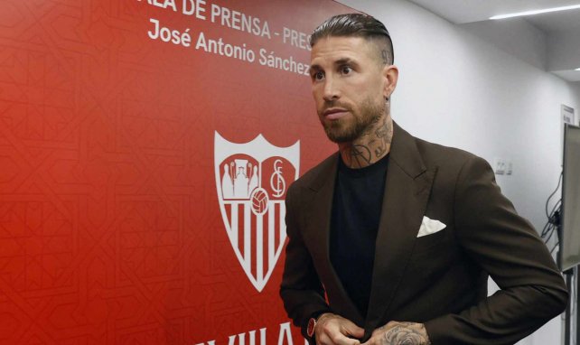 Sergio Ramos bei seiner Verabschiedung vom FC Sevilla