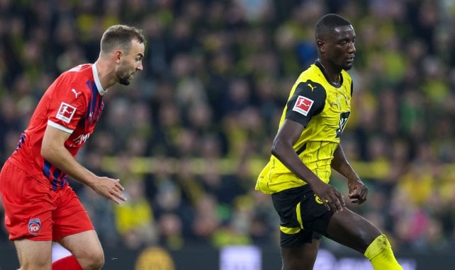 Serhou Guirassy am Ball für den BVB