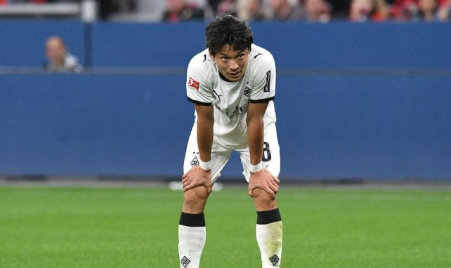 Shuto Machino für Gladbach im Einsatz