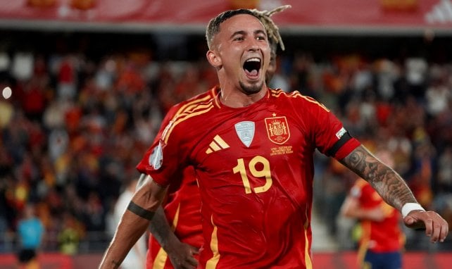 Yeremy Pino im Spanien-Trikot