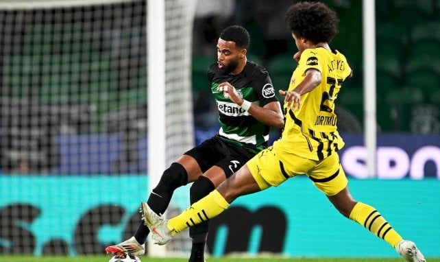 St. Juste im Zweikampf mit Adeyemi