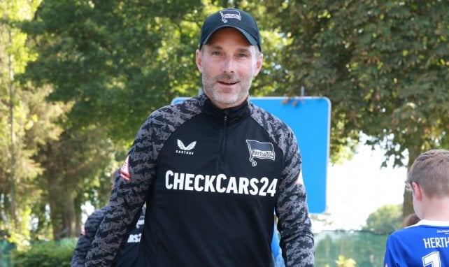 Stefan Leitl beim Training von Hertha BSC