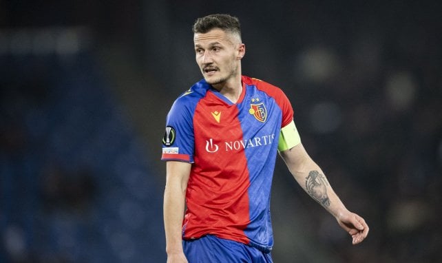 Taulant Xhaka im Einsatz für Basel