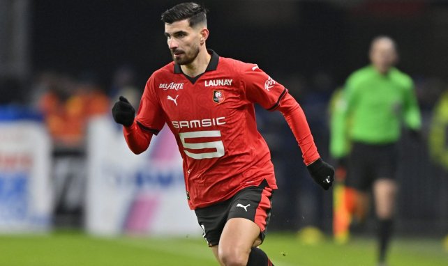 Martin Terrier im Rennes-Trikot