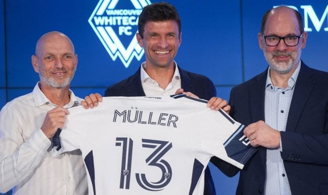Thomas Müller bei der offiziellen Vorstellung
