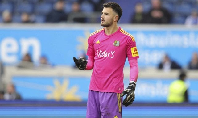 Tim Schreiber im Kasten des 1. FC Saarbrücken.