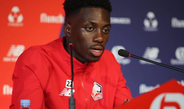 Timothy Weah während seiner Vorstellung beim LOSC im Jahr 2019