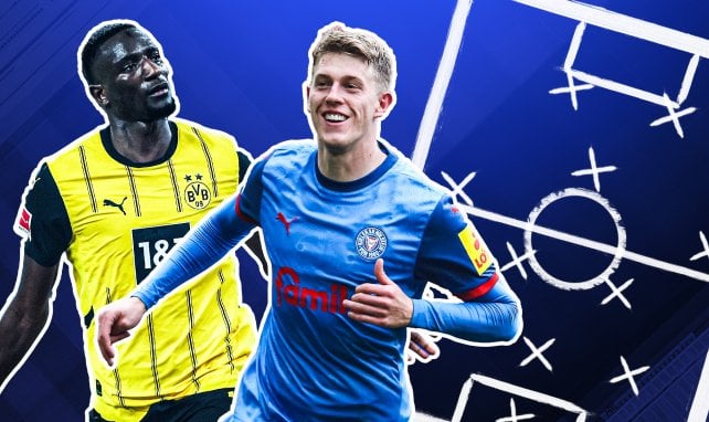 Serhou Guirassy und Alexander Bernhardsson sind in der Topelf