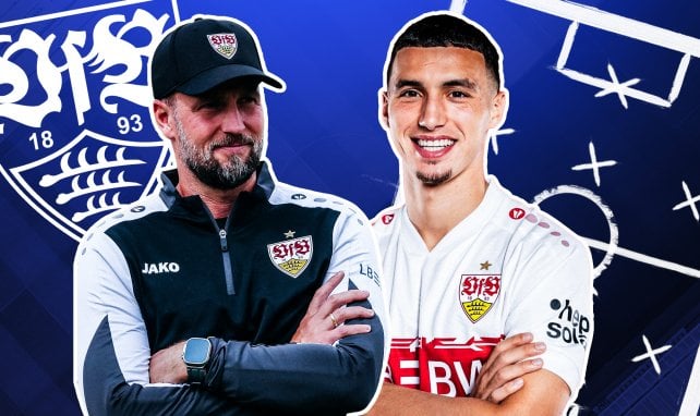 Sebastian Hoeneß und Bilal El Khannous mit verschränkten Armen