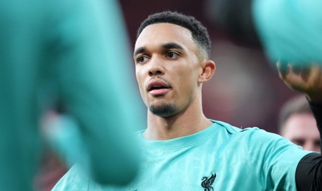 Trent Alexander-Arnold beim Aufwärmen