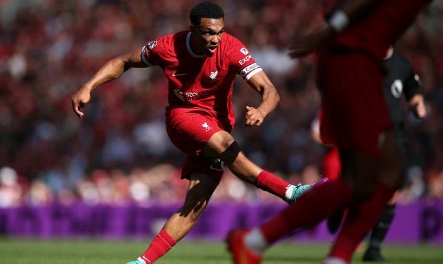 Trent Alexander-Arnold beim Torabschluss