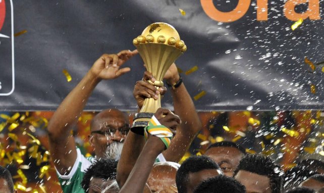 Die Siegertrophäe des Afrika-Cups