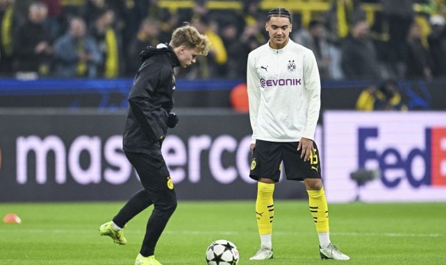 Tyler Meiser beim Aufwärmen