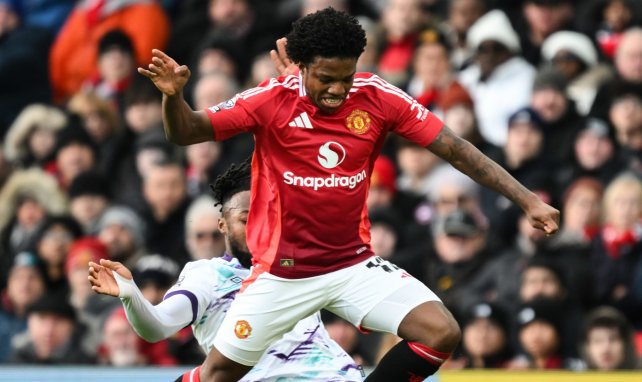 Tyrell Malacia im Einsatz für United