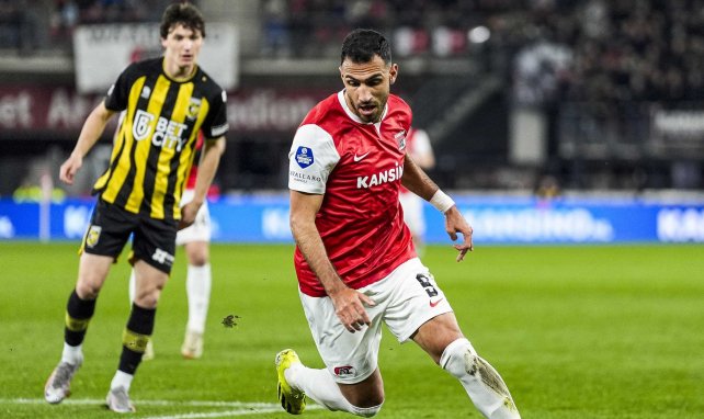 Vangelis Pavlidis für Alkmaar am Ball 