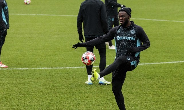 Victor Boniface im Bayer-Training