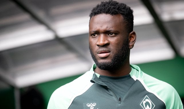 Victor Boniface im Werder-Hemd