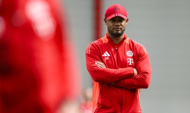 Vincent Kompany beim Bayern-Training