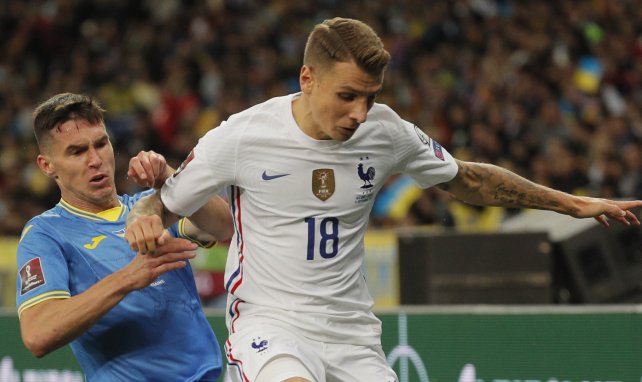 Lucas Digne im Dress der französischen Nationalmannschaft
